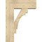 Ekena Millwork Merced Block Rough Sawn Bracket w/ Offset Brace, Douglas Fir, 8"W x 22"D x 30"H BKT0806X22X30MRC05RDF - alternate 2